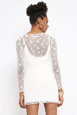 Starry Eyed Lace Overlay