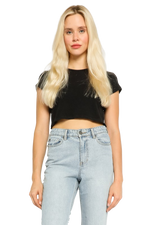 Thick Knit Cropped Tee